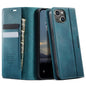 CaseMe 033 Calf Leather Lining Microfibre RFID Blocking Phone Case, For iPhone 13, For iPhone 13 mini, For iPhone 12 / 12 Pro, For iPhone 12 Pro Max
