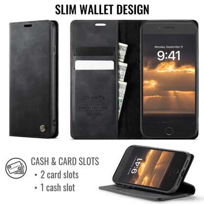 CaseMe 033 Calf Leather Lining Microfibre RFID Blocking Phone Case, For iPhone 7 Plus / 8 Plus