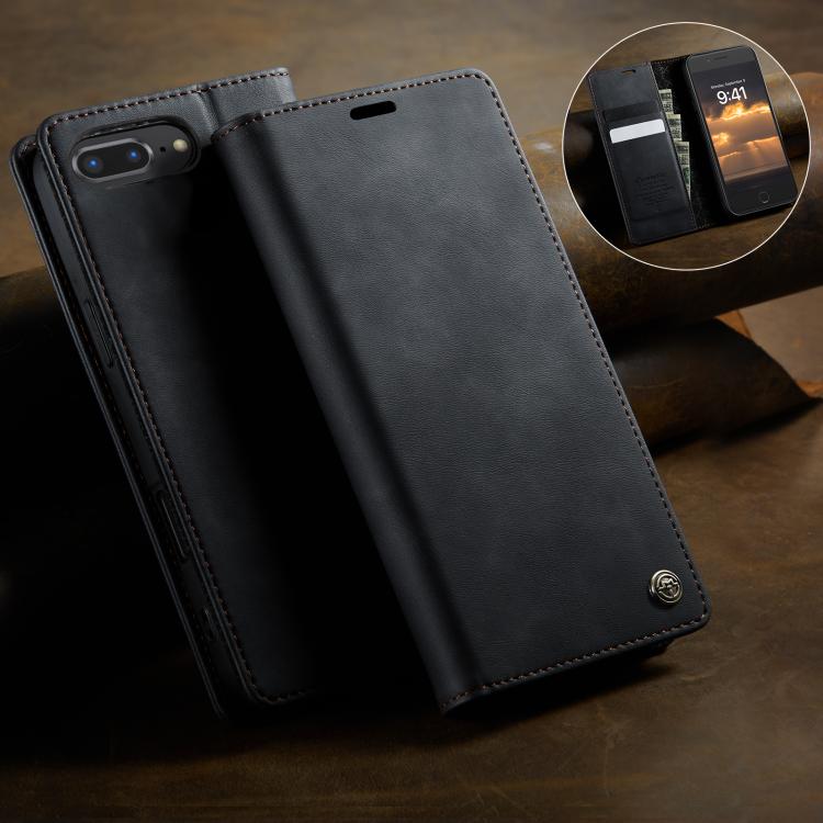 CaseMe 033 Calf Leather Lining Microfibre RFID Blocking Phone Case, For iPhone 7 Plus / 8 Plus