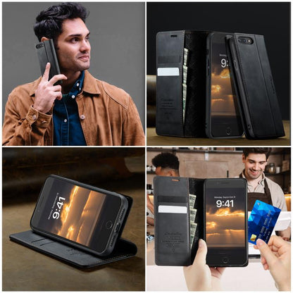 CaseMe 033 Calf Leather Lining Microfibre RFID Blocking Phone Case, For iPhone 7 Plus / 8 Plus