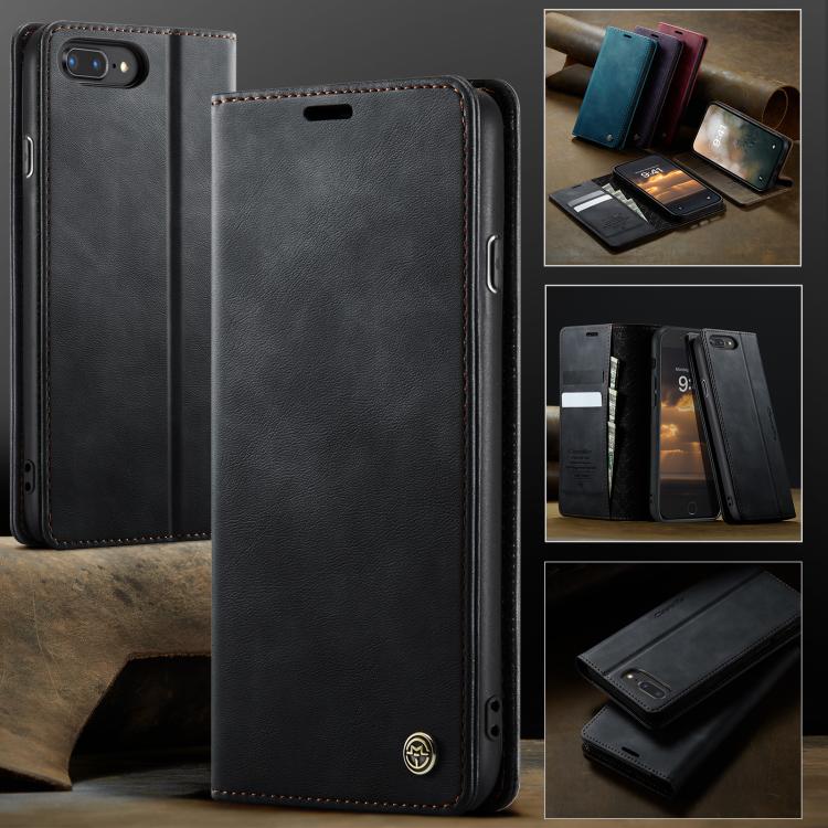 CaseMe 033 Calf Leather Lining Microfibre RFID Blocking Phone Case, For iPhone 7 Plus / 8 Plus