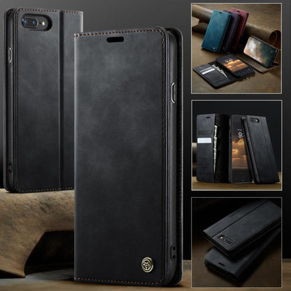 CaseMe 033 Calf Leather Lining Microfibre RFID Blocking Phone Case, For iPhone 7 Plus / 8 Plus