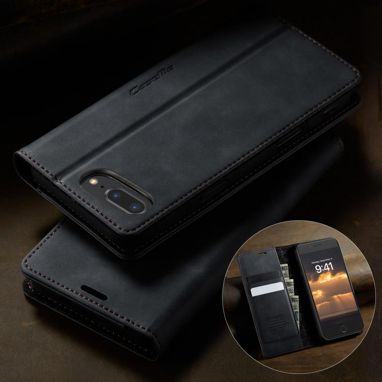 CaseMe 033 Calf Leather Lining Microfibre RFID Blocking Phone Case, For iPhone 7 Plus / 8 Plus