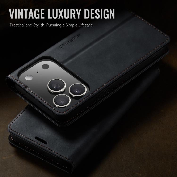 CaseMe 033 Calf Leather Lining Microfibre RFID Blocking Phone Case
