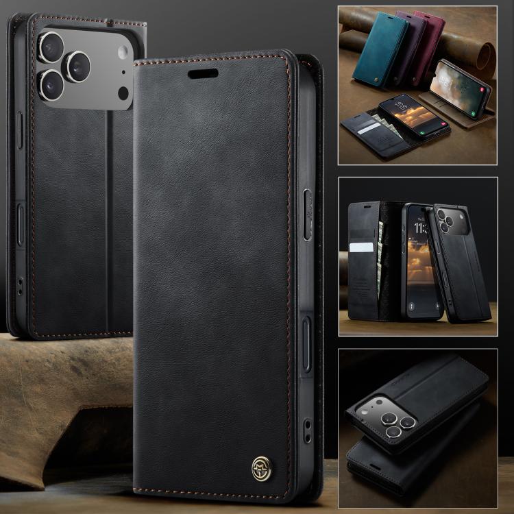 CaseMe 033 Calf Leather Lining Microfibre RFID Blocking Phone Case