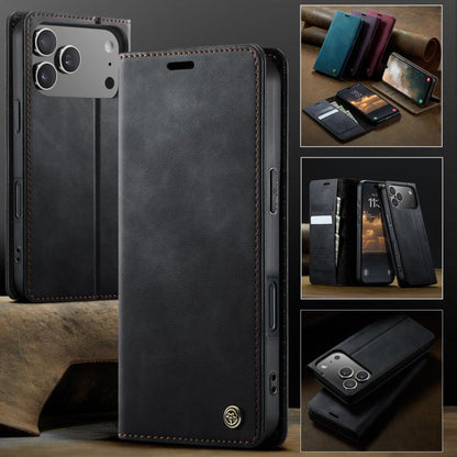 CaseMe 033 Calf Leather Lining Microfibre RFID Blocking Phone Case