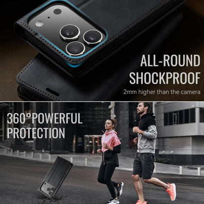 CaseMe 033 Calf Leather Lining Microfibre RFID Blocking Phone Case