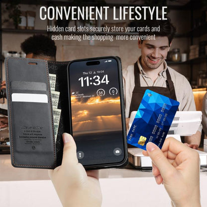 CaseMe 033 Calf Leather Lining Microfibre RFID Blocking Phone Case