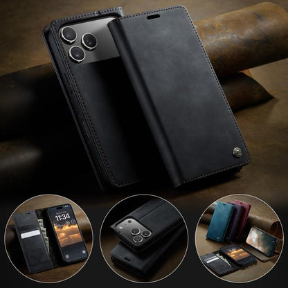 CaseMe 033 Calf Leather Lining Microfibre RFID Blocking Phone Case