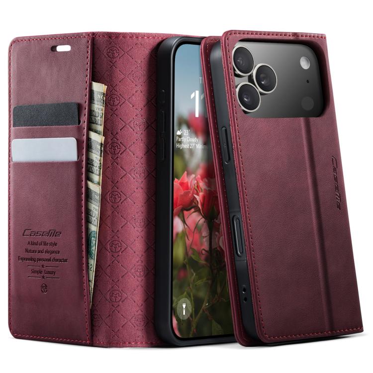 CaseMe 033 Calf Leather Lining Microfibre RFID Blocking Phone Case