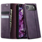 CaseMe 033 Calf Leather Lining Microfibre RFID Blocking Phone Case, For iPhone Air, For iPhone 16 Pro Max, For iPhone 16 Pro, For iPhone 16 Plus