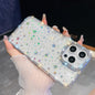 Rhinestone Glitter TPU 4-corners Anti-fall Phone Case