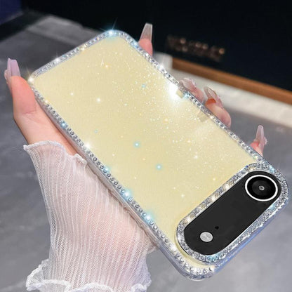 Rhinestone Glitter TPU 4-corners Anti-fall Phone Case