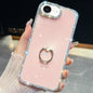 Rhinestone Glitter TPU Ring Holder Anti-fall Phone Case, For iPhone 16e, For iPhone 16 Pro Max, For iPhone 16 Pro, For iPhone 16 Plus