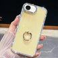 Rhinestone Glitter TPU Ring Holder Anti-fall Phone Case, For iPhone 18 Pro / 17 Pro, For iPhone 18 Pro Max / 17 Pro Max, For iPhone 17e / 16e, For iPhone 17