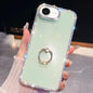 Rhinestone Glitter TPU Ring Holder Anti-fall Phone Case, For iPhone 16e, For iPhone 16 Pro Max, For iPhone 16 Pro, For iPhone 16 Plus