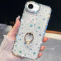 Rhinestone Glitter TPU Ring Holder Anti-fall Phone Case, For iPhone 16e, For iPhone 16 Pro Max, For iPhone 16 Pro, For iPhone 16 Plus