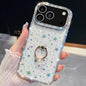 Rhinestone Glitter TPU Ring Holder Anti-fall Phone Case, For iPhone 18 Pro / 17 Pro, For iPhone 18 Pro Max / 17 Pro Max, For iPhone 17e / 16e, For iPhone 17
