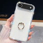 Rhinestone Glitter TPU Ring Holder Anti-fall Phone Case, For iPhone Air, For iPhone 16 Pro Max, For iPhone 16 Pro, For iPhone 16 Plus