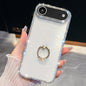 Rhinestone Glitter TPU Ring Holder Anti-fall Phone Case, For iPhone Air, For iPhone 16 Pro Max, For iPhone 16 Pro, For iPhone 16 Plus