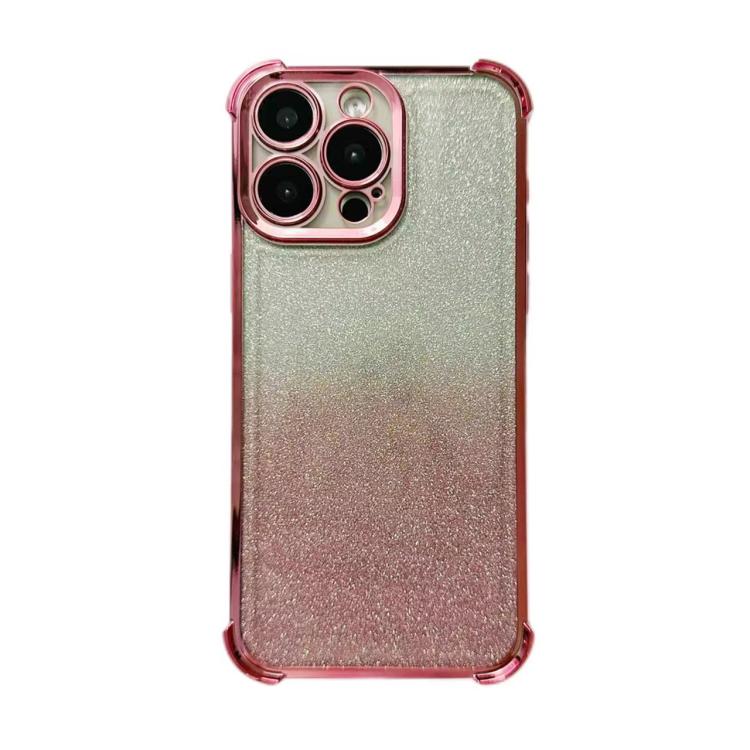 Electrpolated Glitter Four-corner Shockproof Space TPU Phone Case