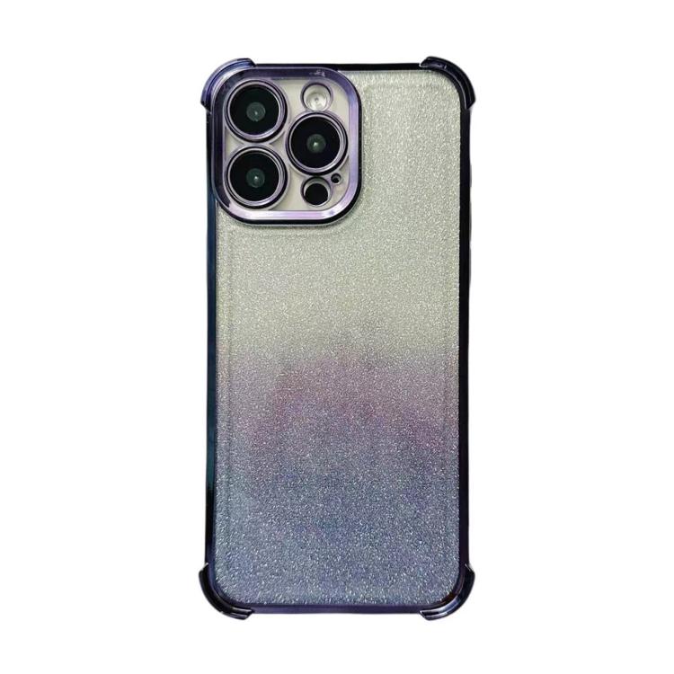 Electrpolated Glitter Four-corner Shockproof Space TPU Phone Case