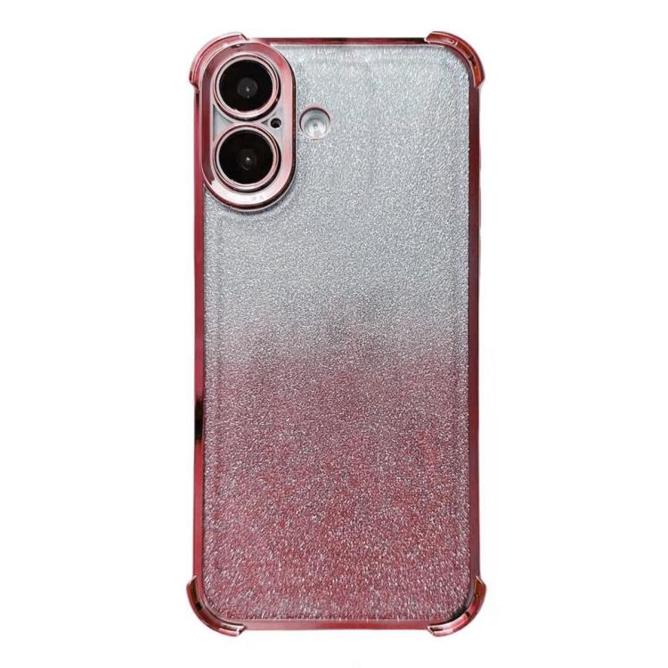 Electrpolated Glitter Four-corner Shockproof Space TPU Phone Case, For iPhone 17e / 16e, For iPhone 17 Pro Max, For iPhone 17 Pro, For iPhone 17