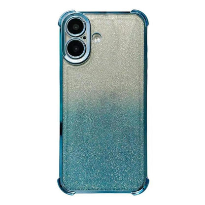 Electrpolated Glitter Four-corner Shockproof Space TPU Phone Case, For iPhone 17e / 16e, For iPhone 17 Pro Max, For iPhone 17 Pro, For iPhone 17