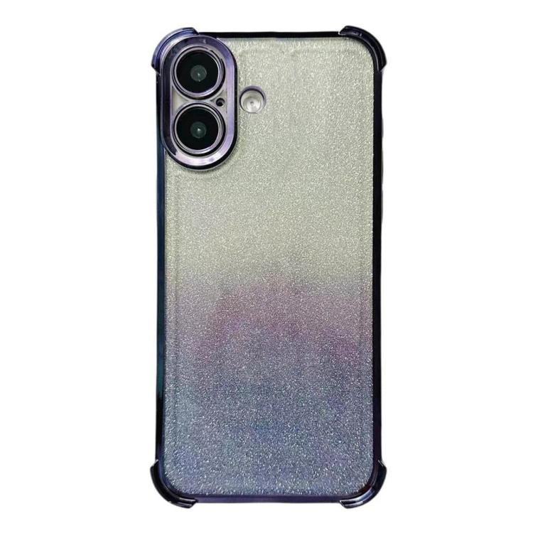Electrpolated Glitter Four-corner Shockproof Space TPU Phone Case, For iPhone 17e / 16e, For iPhone 17 Pro Max, For iPhone 17 Pro, For iPhone 17