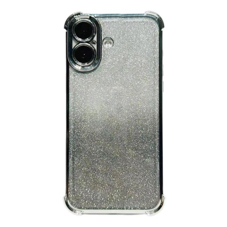 Electrpolated Glitter Four-corner Shockproof Space TPU Phone Case, For iPhone 17e / 16e, For iPhone 17 Pro Max, For iPhone 17 Pro, For iPhone 17