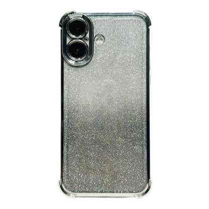 Electrpolated Glitter Four-corner Shockproof Space TPU Phone Case, For iPhone 17e / 16e, For iPhone 17 Pro Max, For iPhone 17 Pro, For iPhone 17