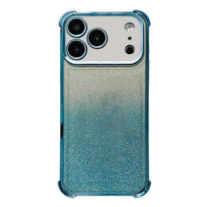 Electrpolated Glitter Four-corner Shockproof Space TPU Phone Case, For iPhone 17e / 16e, For iPhone 17 Pro Max, For iPhone 17 Pro, For iPhone 17