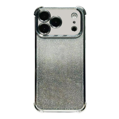 Electrpolated Glitter Four-corner Shockproof Space TPU Phone Case, For iPhone 17e / 16e, For iPhone 17 Pro Max, For iPhone 17 Pro, For iPhone 17