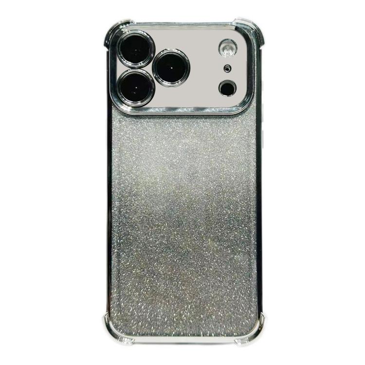 Electrpolated Glitter Four-corner Shockproof Space TPU Phone Case, For iPhone 17e / 16e, For iPhone 17 Pro Max, For iPhone 17 Pro, For iPhone 17
