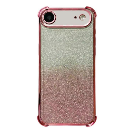 Electrpolated Glitter Four-corner Shockproof Space TPU Phone Case, For iPhone Air, For iPhone 16 Pro Max, For iPhone 16 Pro, For iPhone 16 Plus