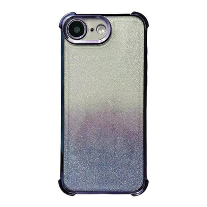 Electrpolated Glitter Four-corner Shockproof Space TPU Phone Case, For iPhone 17e / 16e, For iPhone 17 Pro Max, For iPhone 17 Pro, For iPhone 17