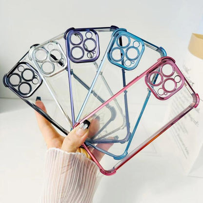 Electrpolated Glitter Four-corner Shockproof Space TPU Phone Case