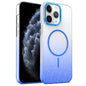 Gold Diamond Glitter Gradient MagSafe Shockproof Phone Case, For iPhone 12, For iPhone 12 Pro Max, For iPhone 12 Pro, For iPhone 11 Pro Max