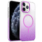 Gold Diamond Glitter Gradient MagSafe Shockproof Phone Case, For iPhone 12, For iPhone 12 Pro Max, For iPhone 12 Pro, For iPhone 11 Pro Max