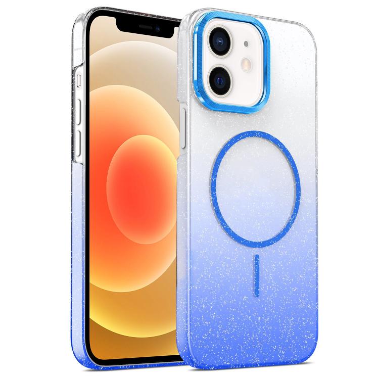 Gold Diamond Glitter Gradient MagSafe Shockproof Phone Case