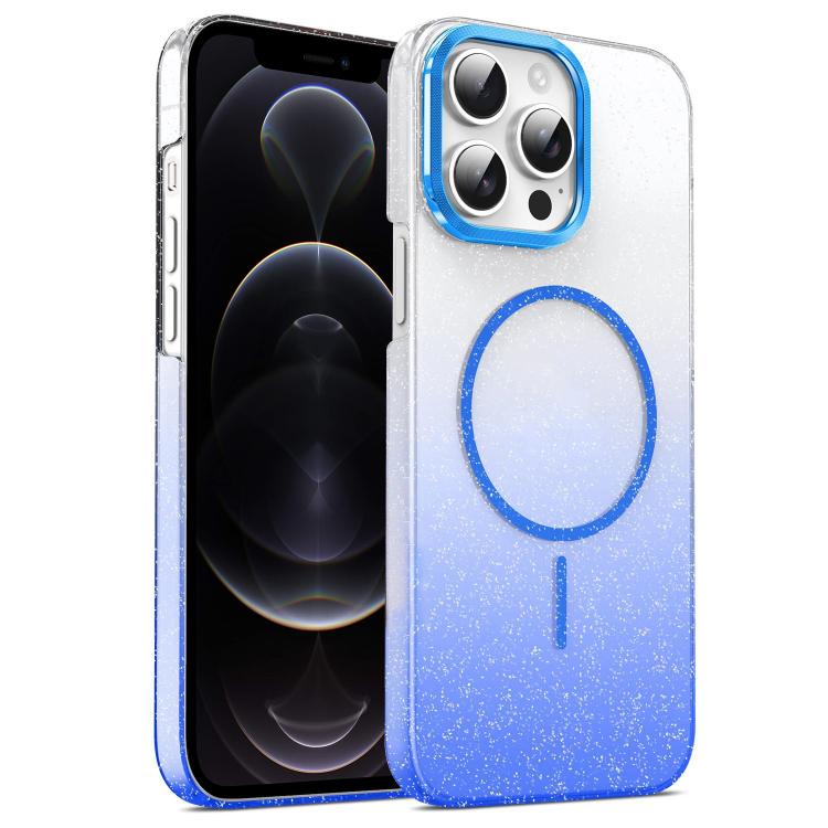 Gold Diamond Glitter Gradient MagSafe Shockproof Phone Case