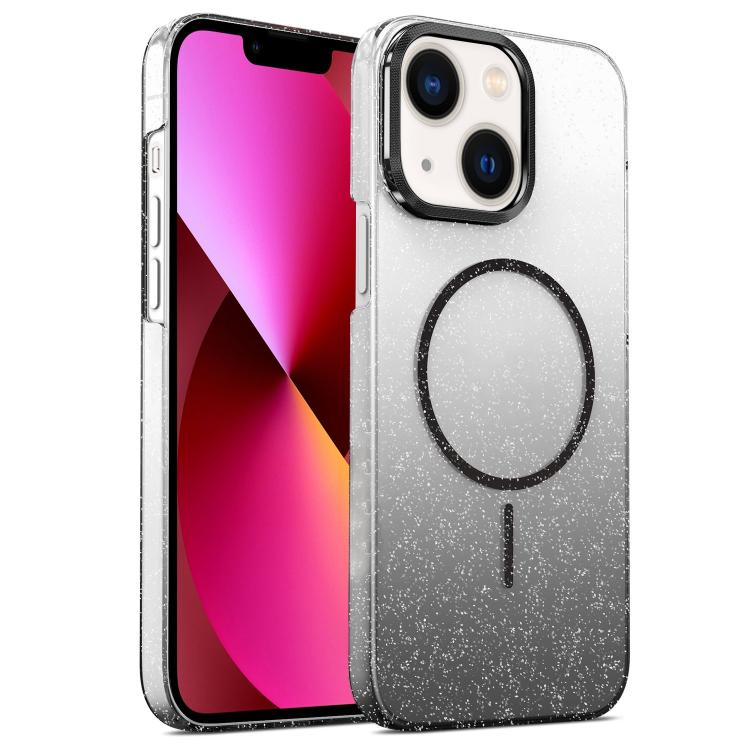 Gold Diamond Glitter Gradient MagSafe Shockproof Phone Case