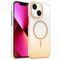 Gold Diamond Glitter Gradient MagSafe Shockproof Phone Case