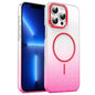 Gold Diamond Glitter Gradient MagSafe Shockproof Phone Case, For iPhone 14 Pro Max, For iPhone 13 Pro Max, For iPhone 13 Pro, For iPhone 13