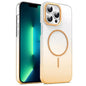 Gold Diamond Glitter Gradient MagSafe Shockproof Phone Case