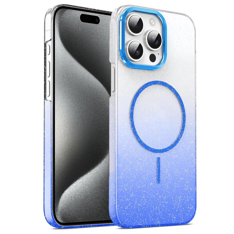 Gold Diamond Glitter Gradient MagSafe Shockproof Phone Case