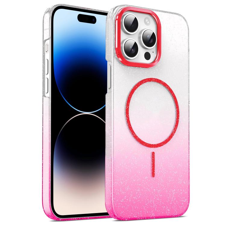 Gold Diamond Glitter Gradient MagSafe Shockproof Phone Case