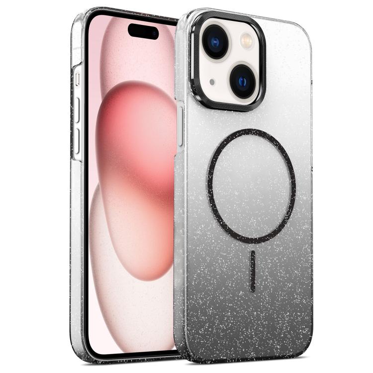 Gold Diamond Glitter Gradient MagSafe Shockproof Phone Case