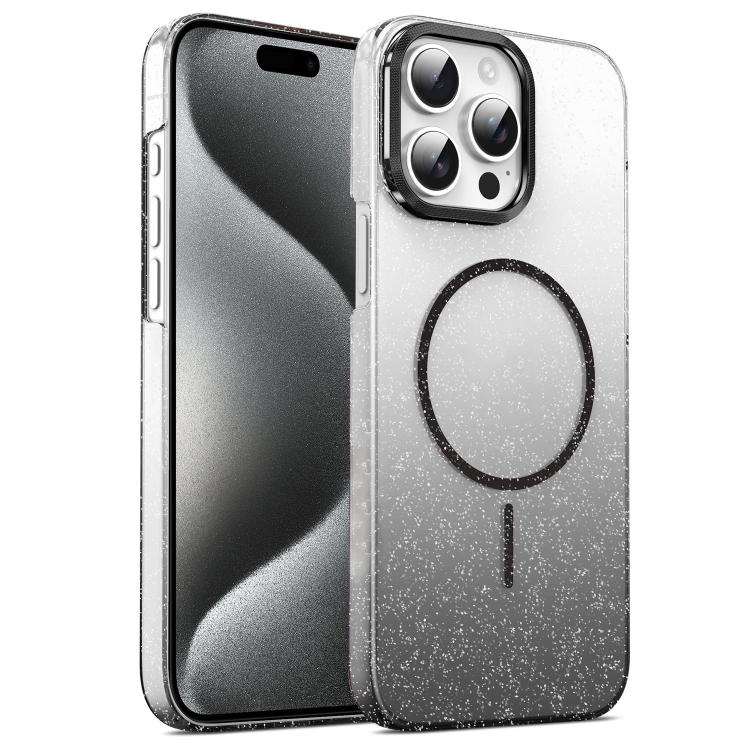 Gold Diamond Glitter Gradient MagSafe Shockproof Phone Case