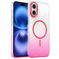 Gold Diamond Glitter Gradient MagSafe Shockproof Phone Case, For iPhone 17e / 16e, For iPhone 16 Pro Max, For iPhone 16 Pro, For iPhone 16 Plus